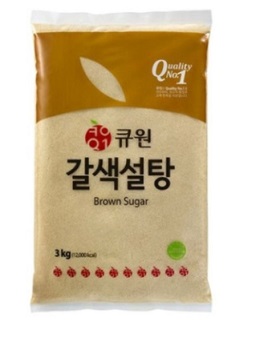 <시장상품>갈색설탕(큐원/삼양/황설탕)3kg