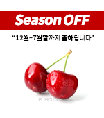 <시즌오프-12월 말입고예정><시장상품>과일/체리(칠레/소분)kg