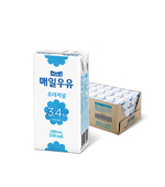 <재고미보유>멸균우유200ml*24ea(매일/오리지널)