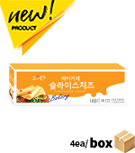 <재고미보유>소와나무_베이커리슬라이스치즈(1.8kg*4ea)