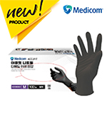 아큐핏_니트릴장갑(M/블랙/100입/중국/350g)