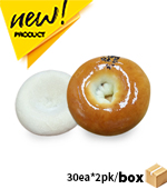 <재고미보유>단팥빵반죽(냉동/95g*30ea*2pk/삼양사)