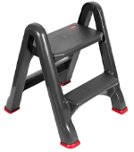<재고미보유>접이식2단사다리(폴딩스텝스툴/러버메이드)