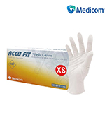 메디컴_니트릴장갑(XS/화이트/100입/중국/350g)