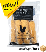 (Box)청학_후라이드순살치킨꼬치(150g*10ea*6pk/냉동)