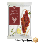 (Box)청학_매콤/숯불구이닭꼬치(80g*20ea*6pk/냉동)