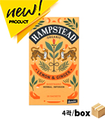 <품절><재고미보유>햄스테드_오가닉레몬&진저(1.5g*20T*4곽)