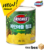 <재고미보유>리치스_파인애플청크(3kg*6ea)